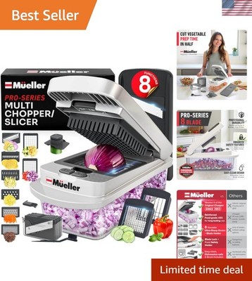 The  Pro-Series 10-in-1 Multi-Purpose Vegetable Chopper - Easy to Clean!