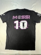 Lionel Messi Shirt Mens Medium Black Live Greatness Soccer shirt