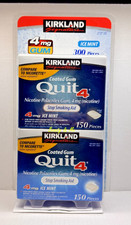 Kirkland Signature Quit4 ICE MINT Gum 4mg, 300 Pieces  Nicotine, Stop Smoking