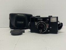 Konica C35AF 35mm Film Camera w/38mm f2.8 Hexanon AS-IS w/ Case Strap
