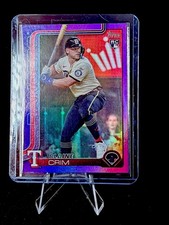 2025 Topps Update Series - Blaine Crim #US205 Purple Rainbow Foil /250 (RC)