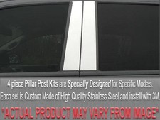 Qaa Fits Nissan Sentra 2000-2006 4 Pc Ss Pillar Post Trim Pp24575