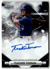 2023 Topps Bowman Sterling MLB No. PA-TT Tucker Toman On-Card Auto