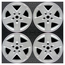 Set 2007 2009 2011 2013 2015 2017 Jeep Wrangler Jk Oem Silver Wheels Rims 9074