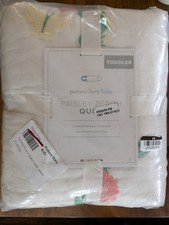 POTTERY BARN KIDS Paisley Peach Baby Quilt-NWT