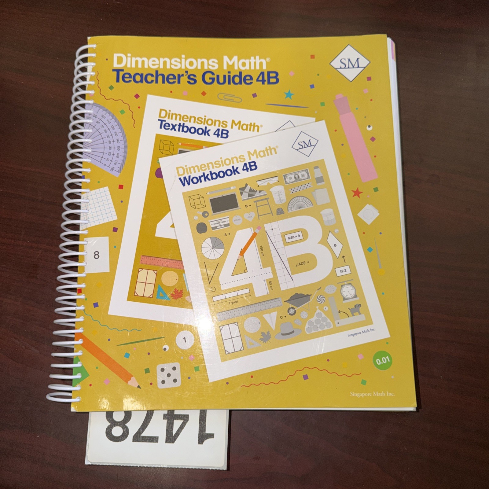 Singapore Math Inc. Dimensions Math Teacher's Guide 4B | [Spiral-bound]