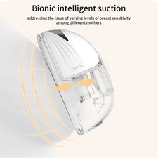 Hands Free Breast Pump Wearable Electric 4 Modes 12 Levels LED Display