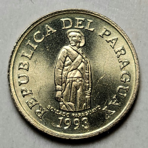 PARAGUAY ~ 1993 ~ 1 Guarani ~ UNC ~ Quality World Coin FAO SOUTH AMERICA