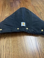 Vintage Carhartt Detachable Hood A02 Black Duck Canvas Arctic Quilt Made in USA