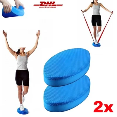 MARKENLOS Balance Pad Oval Ganzkörpertraining gelenkschonend Gleichgewicht Stabilität 2x