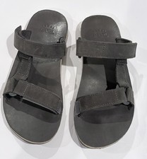 Teva Original Universal Premium Leather Gray Sandal MENS Size 7 Excellent
