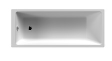 Nuie Thin Edge Single Ended Acryli c Square Bathtub Bathroom  1700mm x 700mm