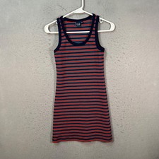 Gap Womens Size Small Striped Tank Dress Blue Red Aqua