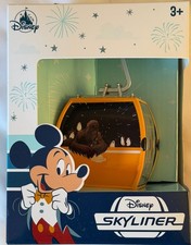 Disney Parks Skyliner Gondola Star Wars Chewbacca Porg Giocattolo Espositore Nuovo
