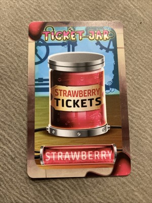 Dave & Buster's Despicable Me Jelly Lab Arcade Card Strawberry Tickets