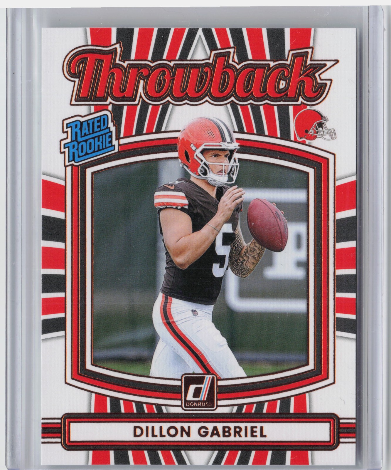 Dillon Gabriel - 2025 Panini Donruss - Throwback Rated Rookie #15 - Browns (RC)
