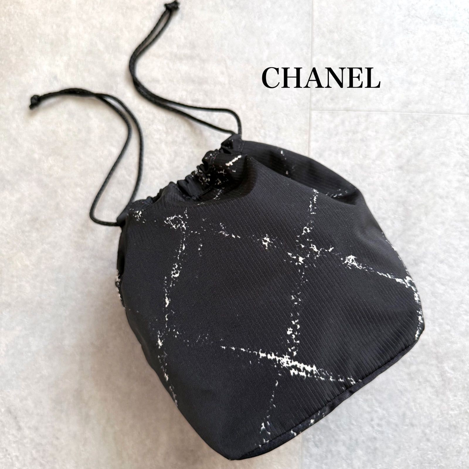 Extremely Beautiful CHANEL Drawstring Pouch New T… - image 1