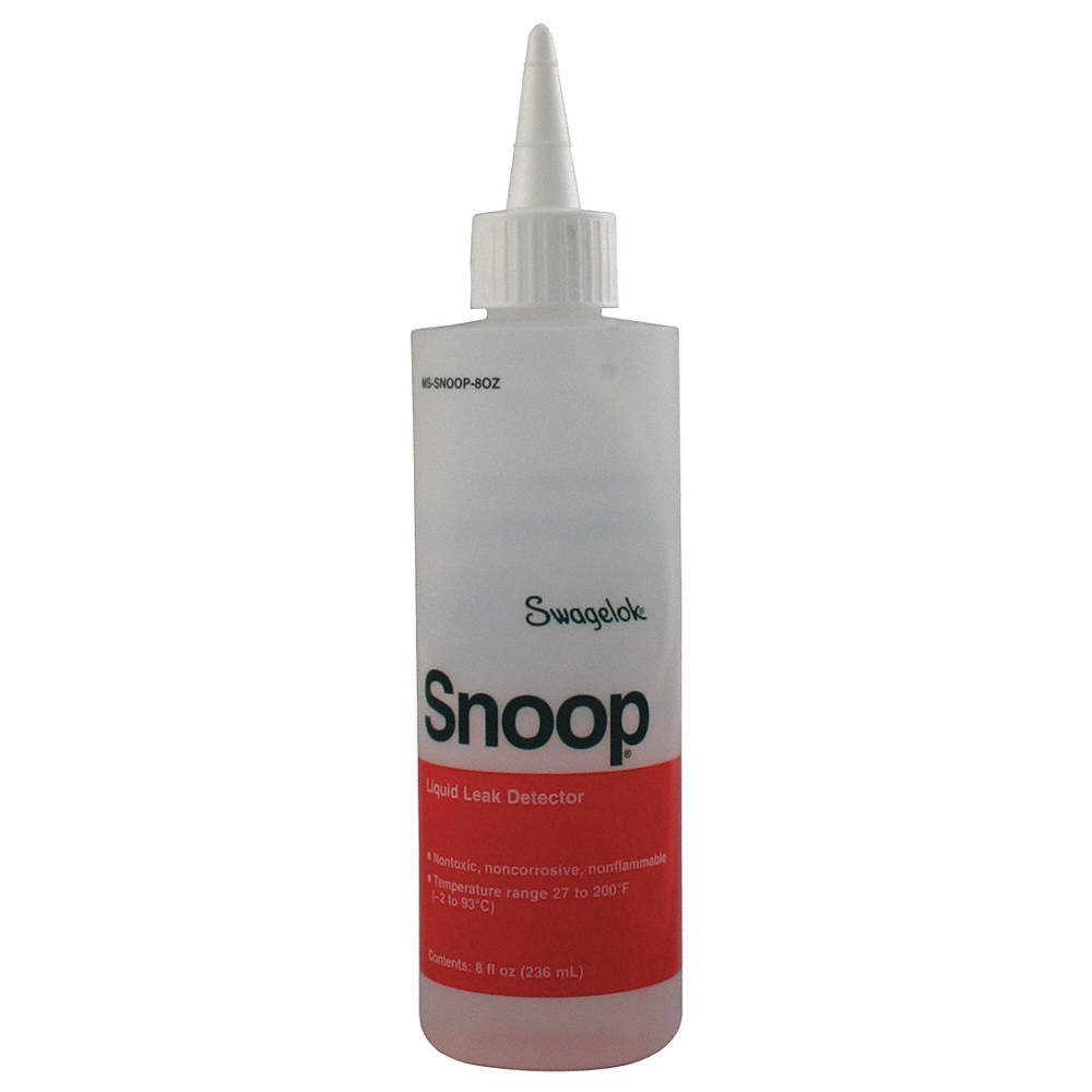 Detector de fugas de gas SWAGELOK MS-SNOOP-8 OZ, 8 OZ, burbuja 340LL9