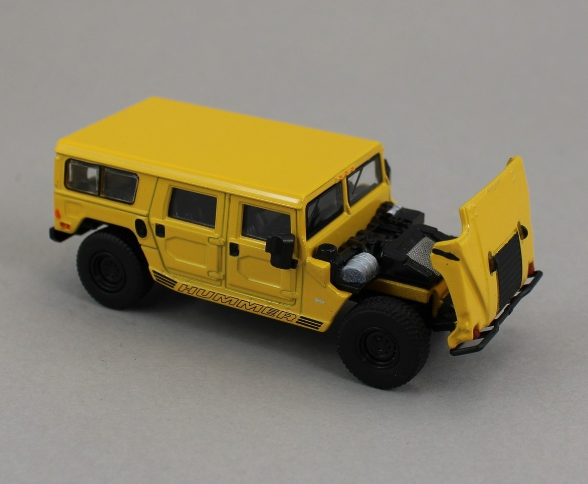1:64 *596 DIECAST* Hummer H1 4x4 *YELLOW* NIB! | eBay