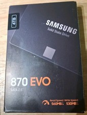 Samsung SSD 870 EVO, 4TB, Form Factor 2.5 Inches, Intelligent Turbo Write
