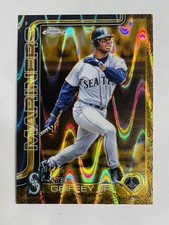 2025 Topps Gilded Collection - Ken Griffey Jr Gold RayWave Refractor /25 Clean