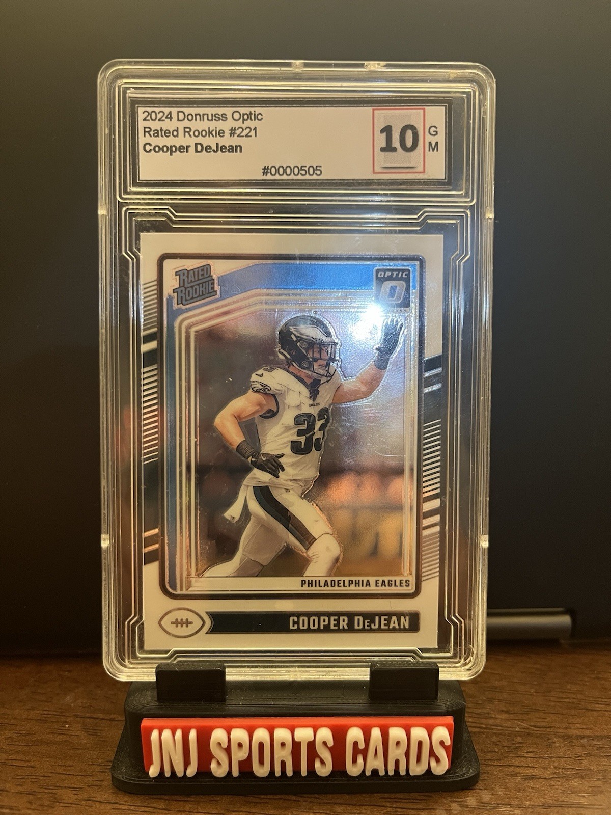 2024 Panini Donruss Optic Cooper DeJean #221 Rated Rookie RC Philadelphia Eagles