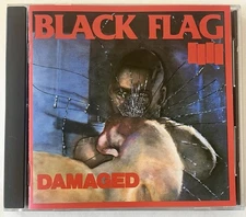 Black Flag – Damaged / Jealous Again RARE OOP CD OG Press No UPC Rollins SST