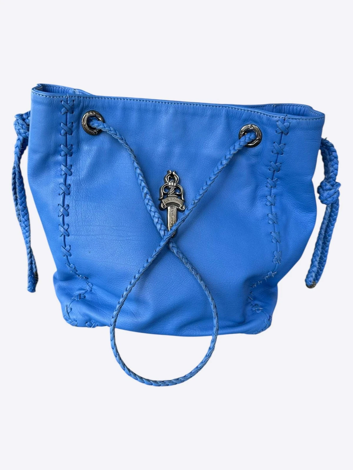 Chrome Hearts Blue Dirty Knees Chiffon Dagger Bag