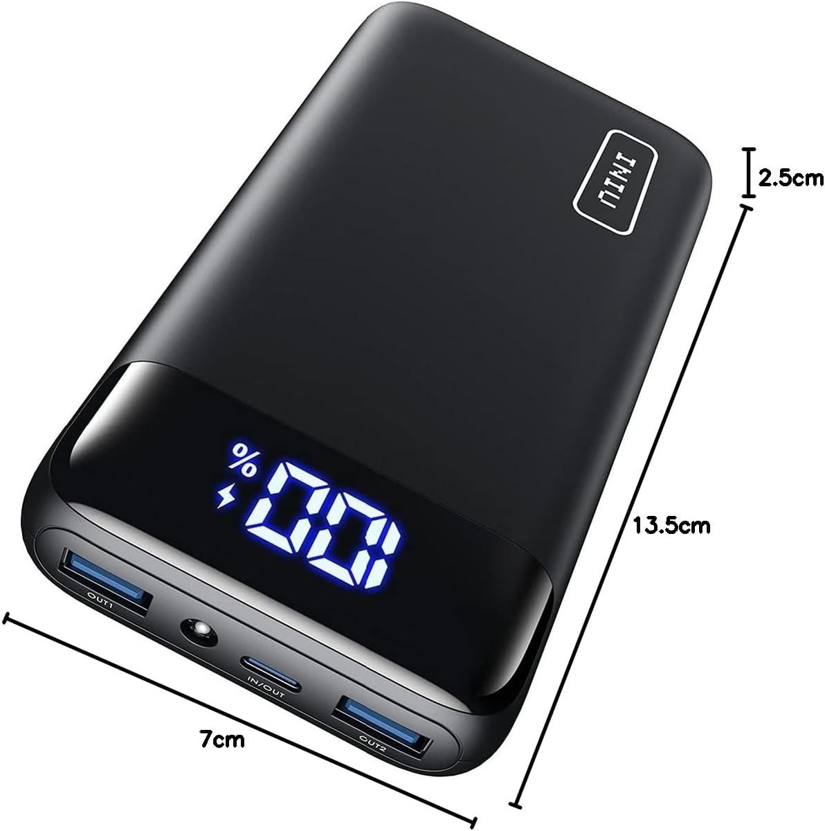 PowerBank INIU 20000mAh Ricarica Rapida USB C