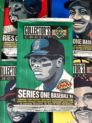 1994 UPPER DECK COLLECTORS CHOICE MLB Baseball Series 1 WAX PACK 12 Cards OVP 