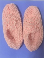 handmade knitted slippers