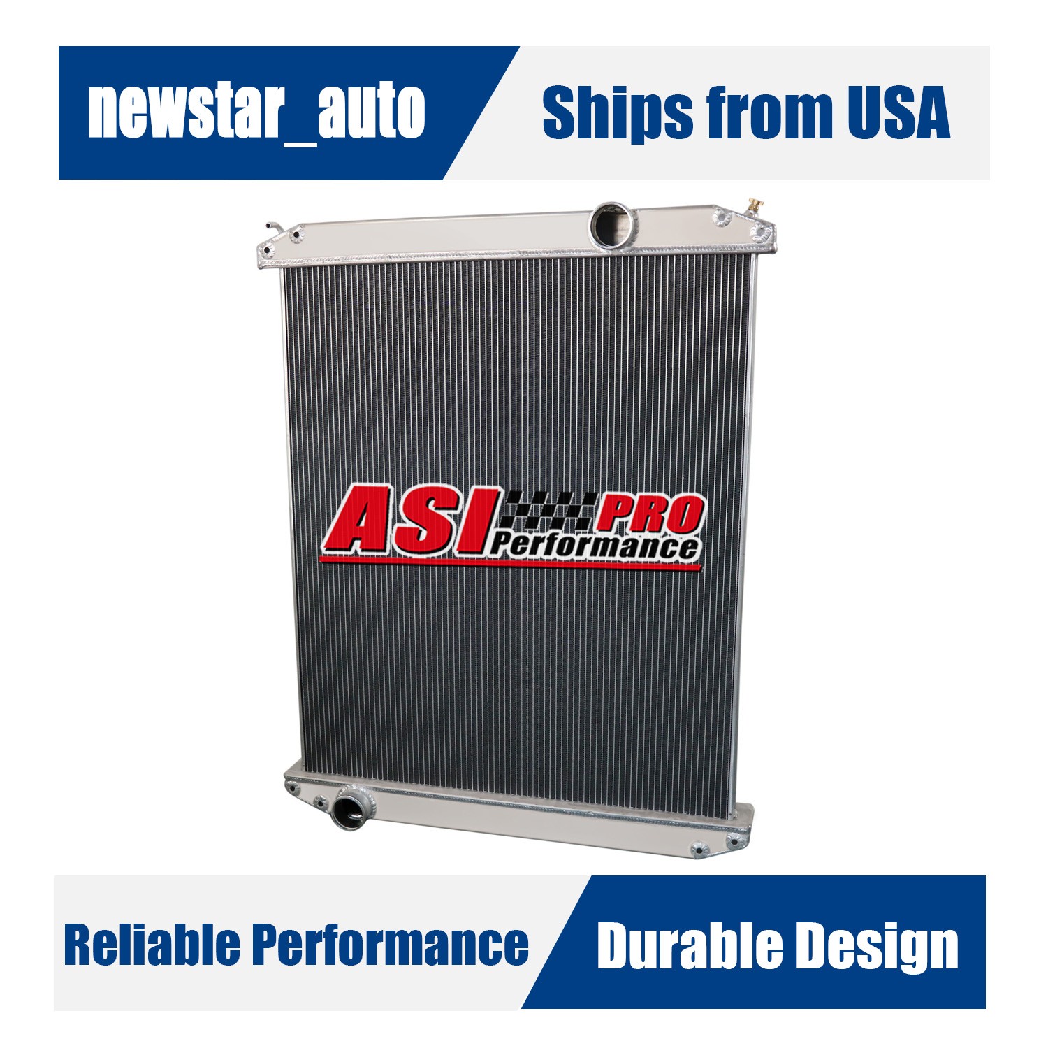 3 Row Aluminum Radiator For 1996-07 06 Freightliner Century Columbia 10.8L-12.7L