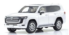 KSR43119W KYOSHO 1:43 Toyota Land Cruiser ZX White Japan Model Hobby Show 2023