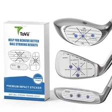 300Pcs ~600Pcs Golf Impact Tape Set, Self - Teaching Sweet Spot and Shot