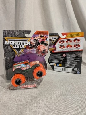 Monster Jam Grave Digger 1:64 Diecast Monster Truck Orange Tires Unopened