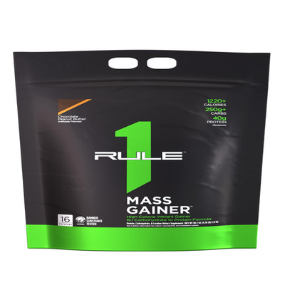 Rule 1 Proteins Mass Gainer - High-Calorie Weight Gain Formula 1220 Calories