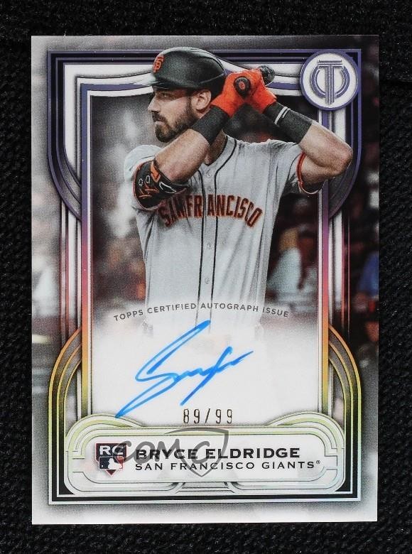 2026 Topps Tribute League Inauguration 89/99 Bryce Eldridge Rookie Auto RC 07sm