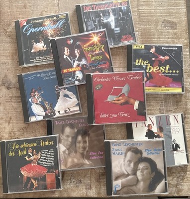 Tanzmusik Strictly Ballroom - 10 verschiedene CDs als Konvolut