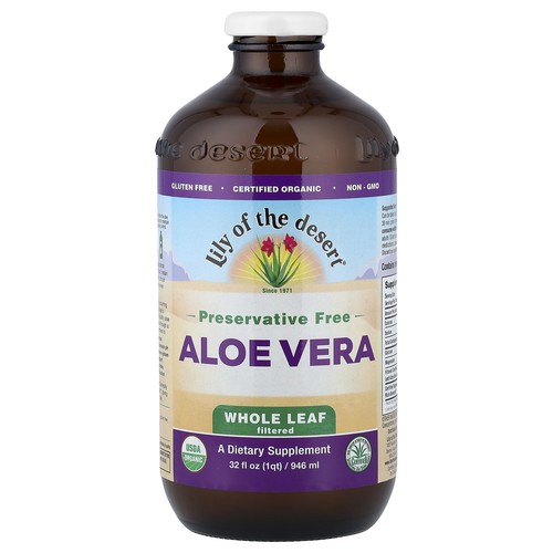 Aloe Vera Juice, Whole Leaf Filtered, 32 fl oz 946 ml