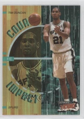 1999-00 Upper Deck Ultimate Victory Court Impact Tim Duncan #C5 HOF 0d3