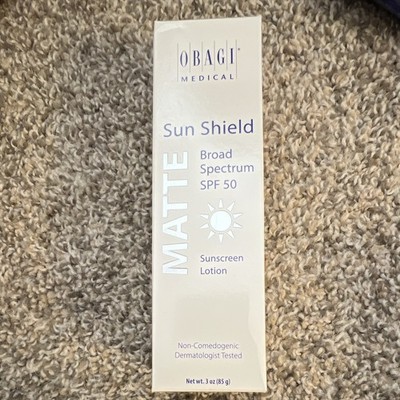 Obagi Sun Shield SPF 50 Broad Spectrum Matte Sunscreen Lotion 3 oz