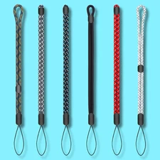 Adjustable Wrist Lanyard Nylon Hand Strap for Cell Phone, 6 Pack, 6 Mix