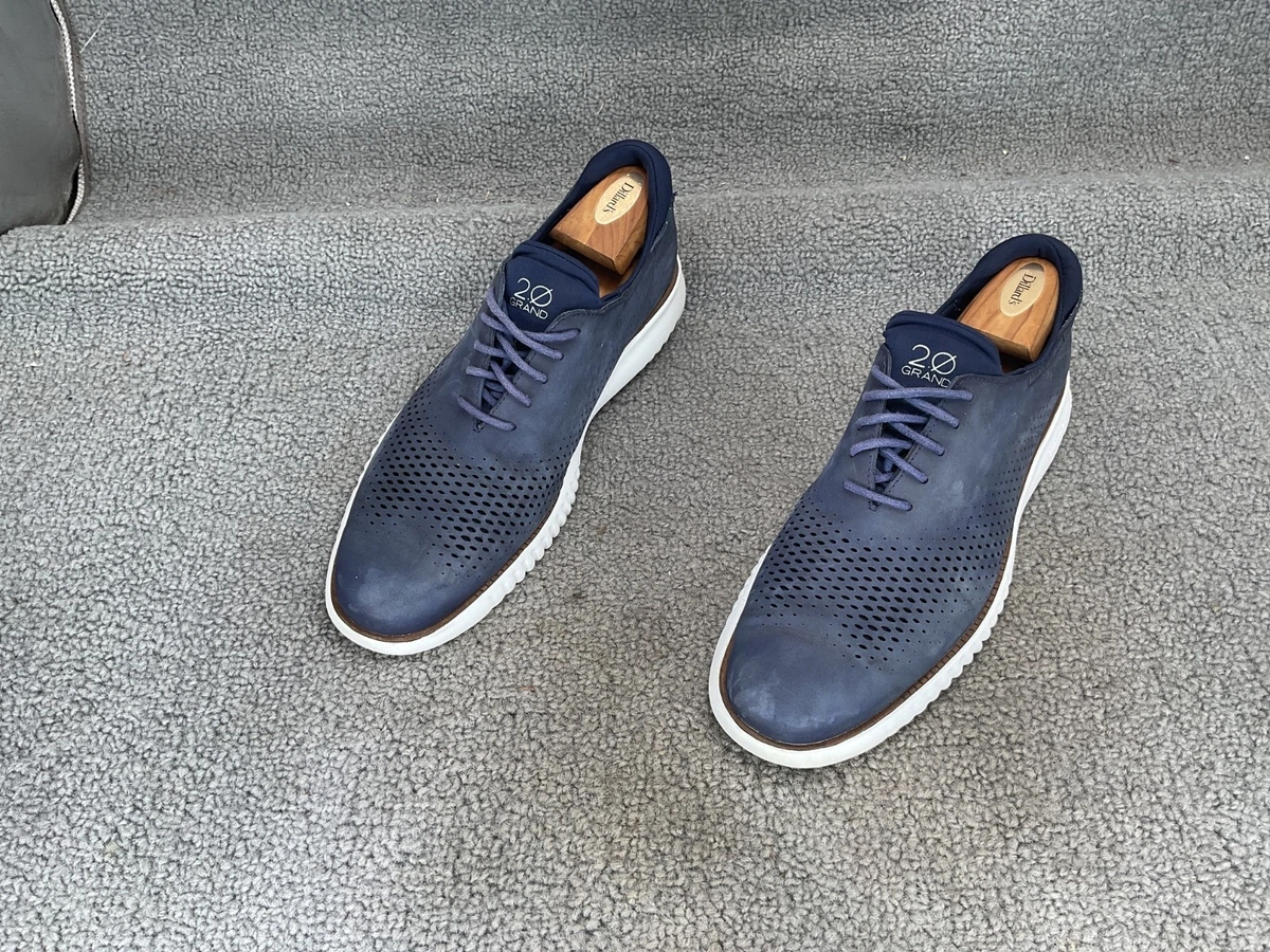 Cole Haan Suede Blue Dress Shoes for Men for sale | eBay