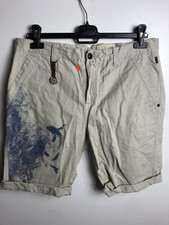 KHUJO Herren Shorts Kurzehose Modell: Cards Beige W34