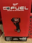 Milwaukee 2953-20 FUEL 18V Lithium-Ion Brushless Cordless 1/4" Hex Impact Driver