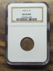 1931-S LINCOLN CENT__KEY DATE WHEAT PENNY__NGC GRADED AU55 BN__RARE COIN