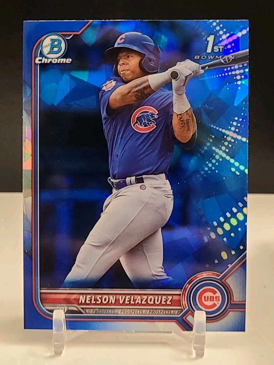 2022 Bowman Chrome - Prospects Nelson Velazquez Sapphire #BCP-194 1st Bowman RC