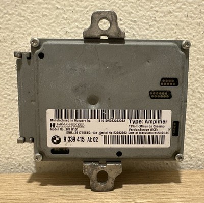 14-16 BMW 5 6 SERIES F10 F12 M5 M6 AMP AUDIO AMPLIFIER HARMAN BECKER 9339415 OEM