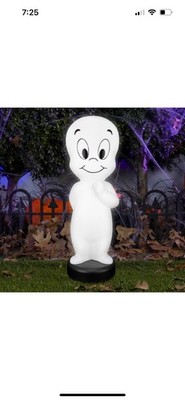 NEW Universal Casper the Friendly Ghost Lightup Blow Mold Statue Halloween Decor