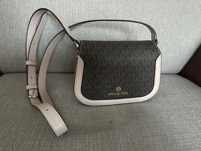 Michael Kors Damen Handtasche Modell Lucie Schultergurt Small Rosa Braun